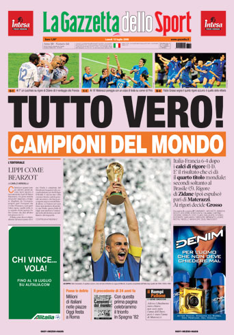 ITALIA CAMPIONE DEL MONDO !!! - Mr Paloma