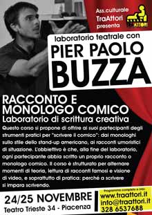 Pier Paolo Buzza laboratorio teatrale Pier Paolo Buzza laboratorio teatrale