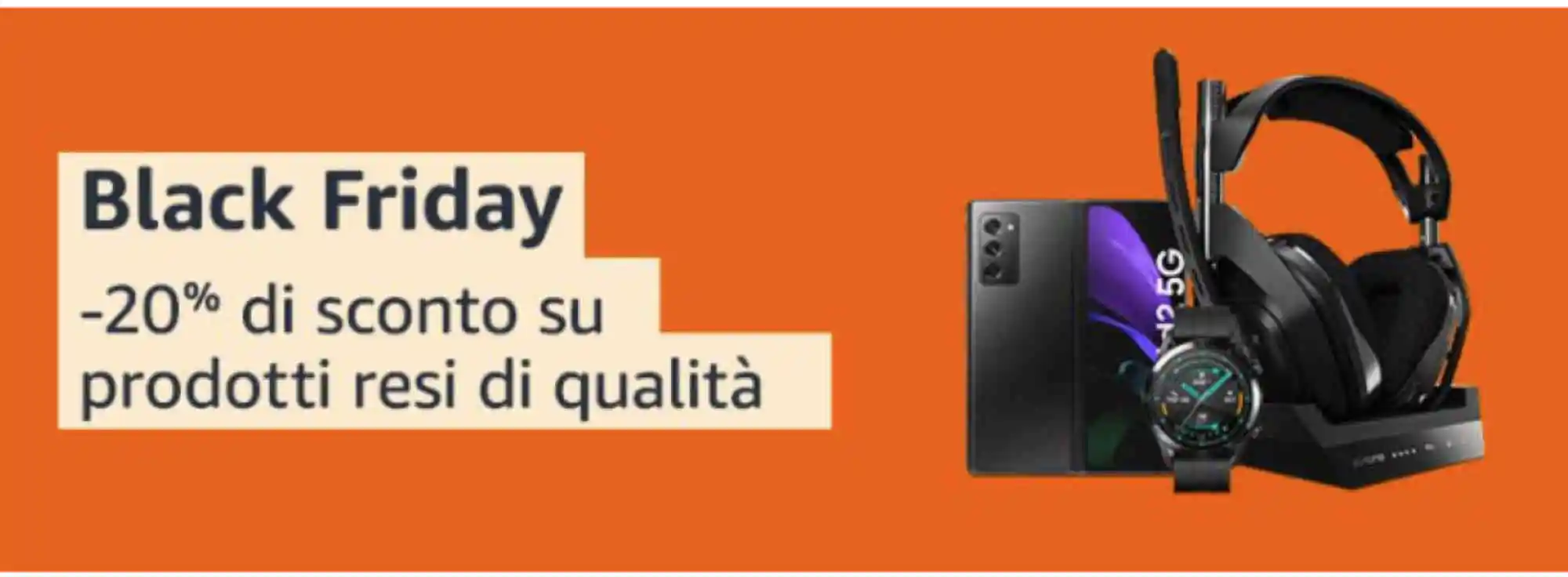 Black Friday 20% sconto resi qualita