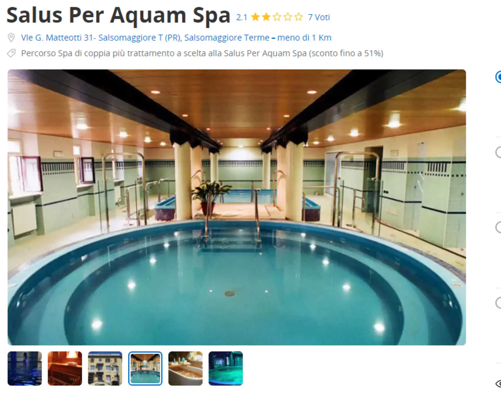 Groupon Baistrocchi Salus Per Aquam Spa