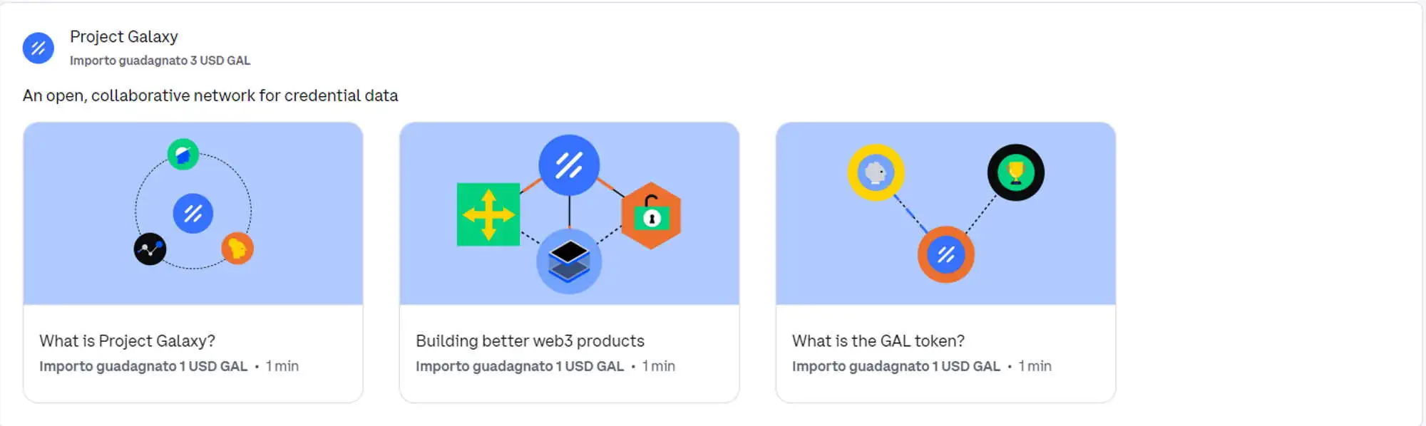Coinbase Learn And Earn GAL Project Galaxy