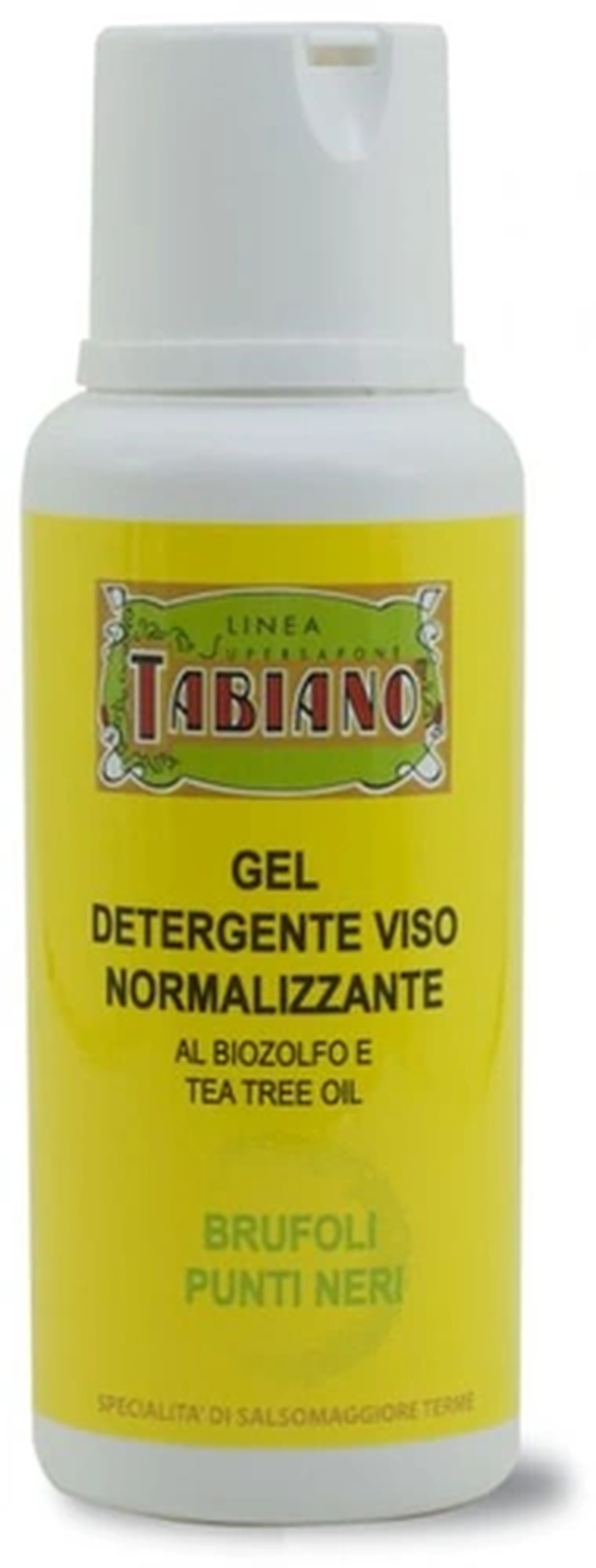 Purifica la tua pelle con il gel detergente viso delicato al Biozolfo e Tea Tree Oil