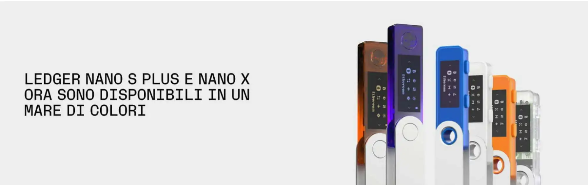 Wallet hardware criptovalute Ledger Nano X