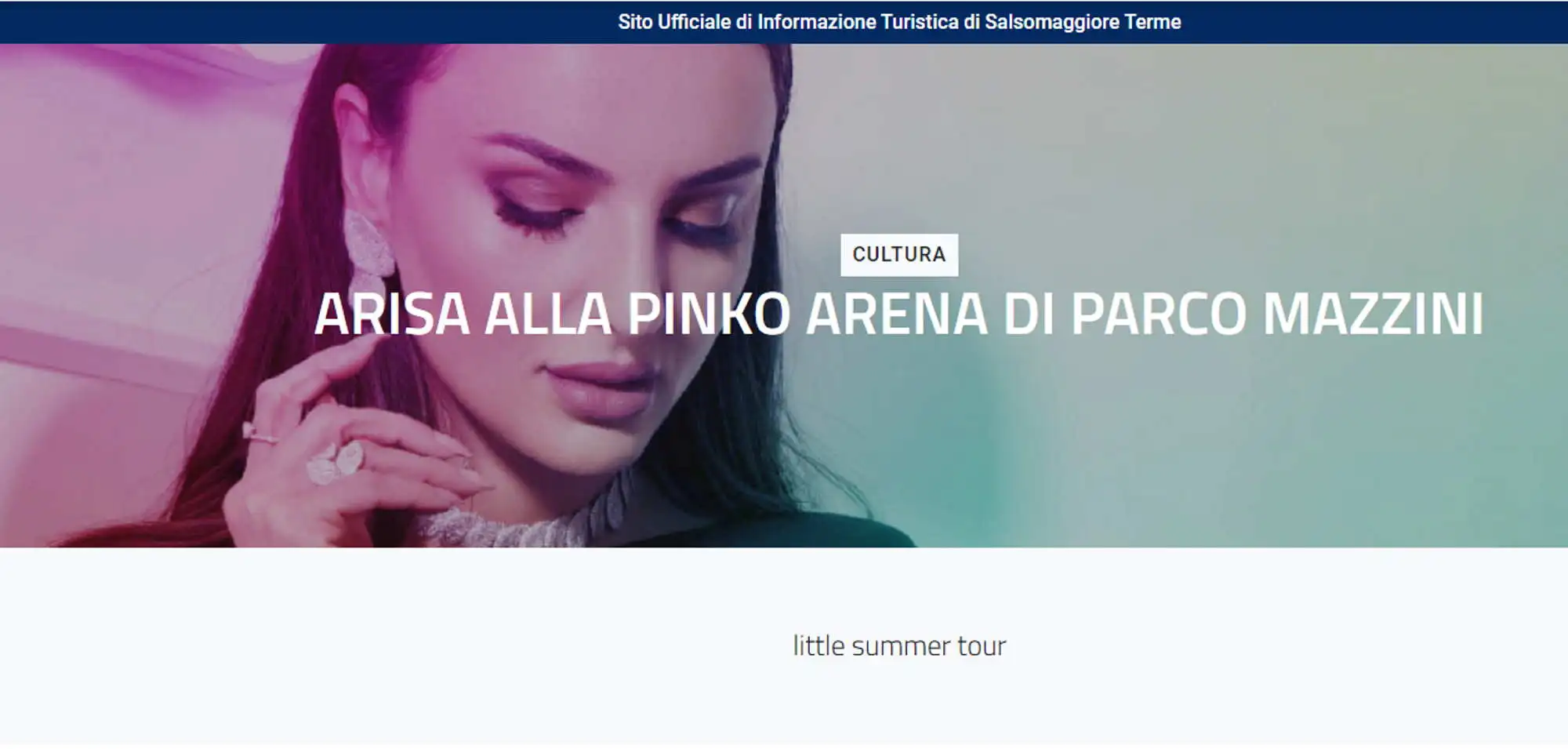 Arisa Pinko Arena Biglietti