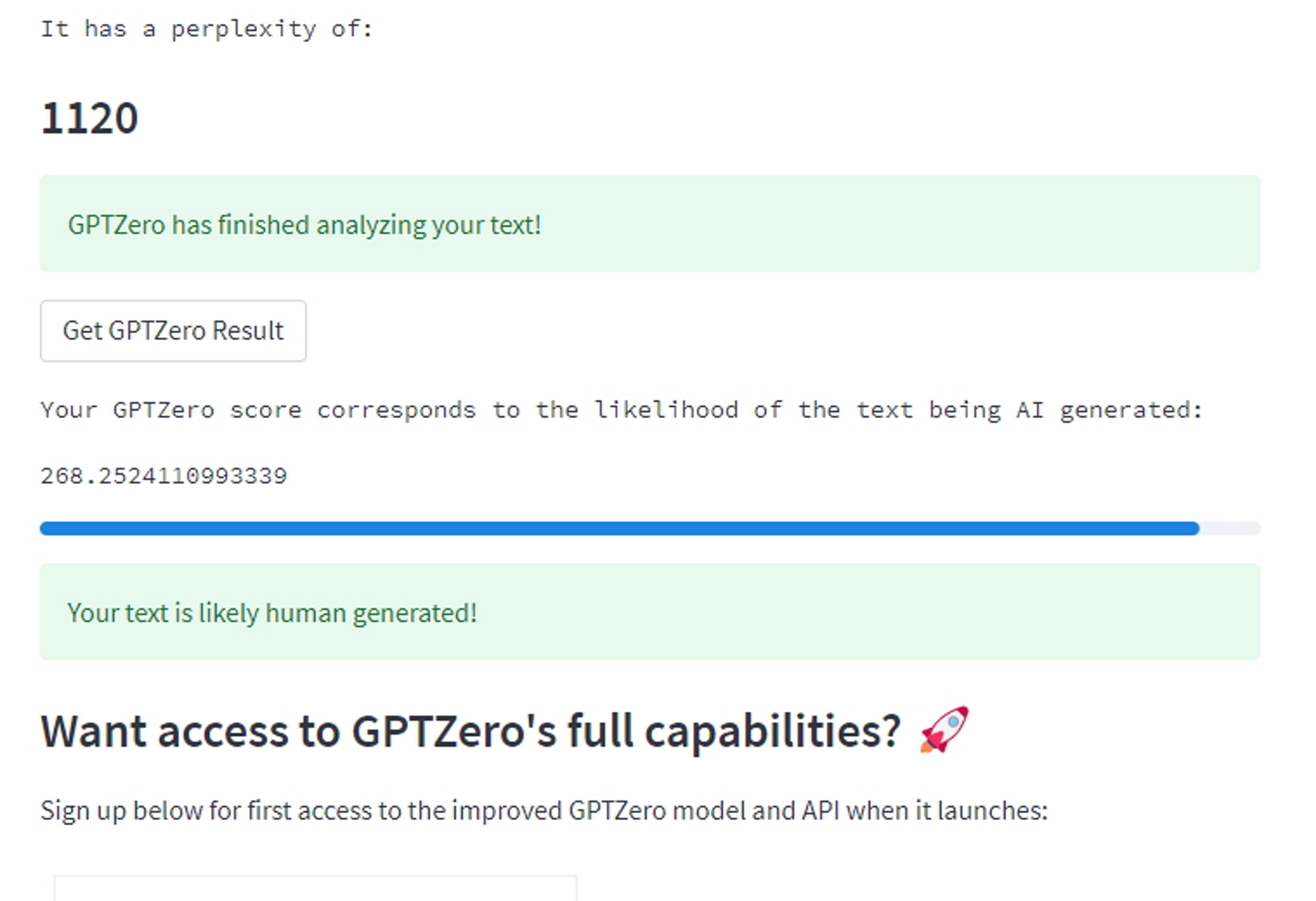 GPTZero riconoscere testi scritti con ChatGPT