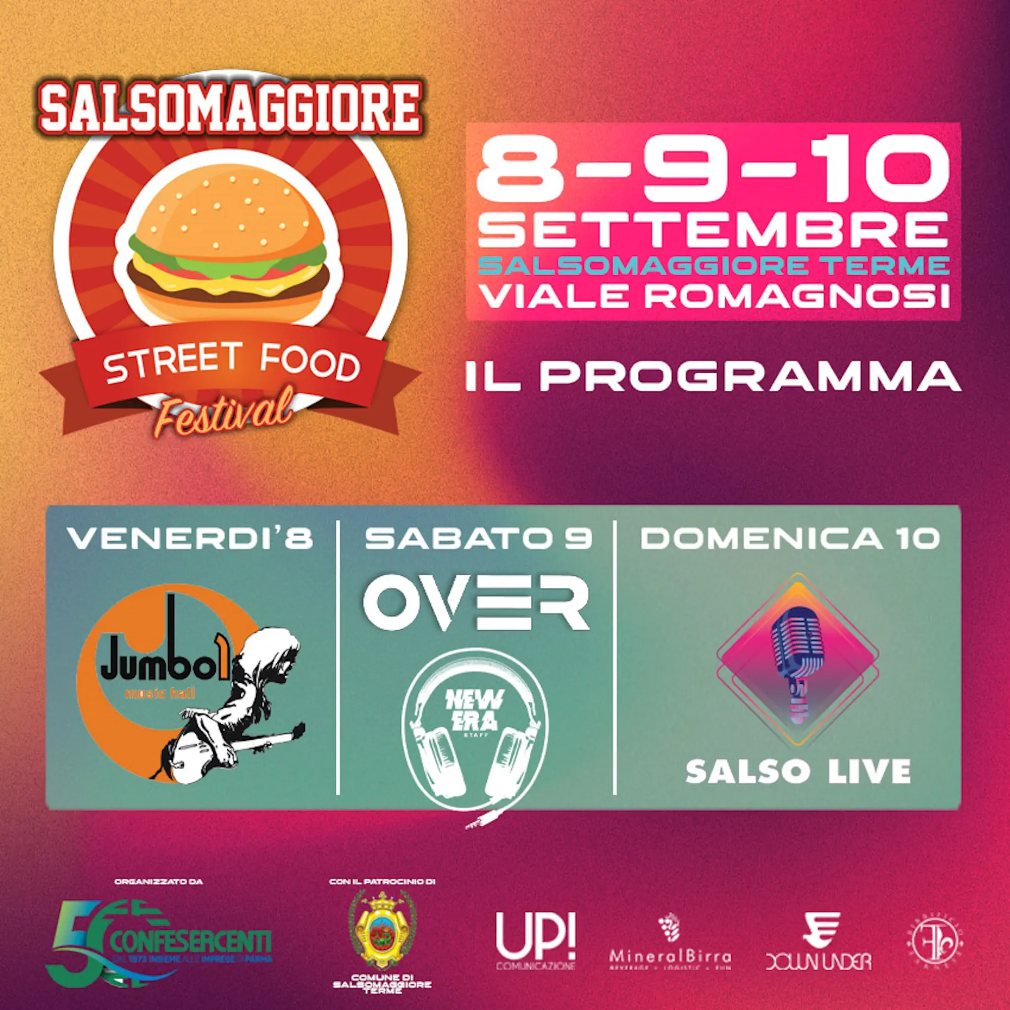 Street Food Festival 8 9 10 Settembre 2023