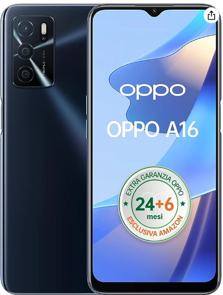OPPO A16 smartphone