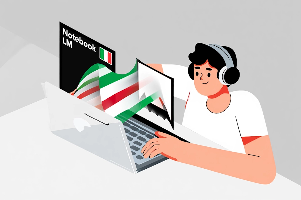 Podcast in italiano NotebookLM di Google