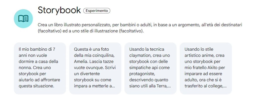 Creare il tuo primo libro illustrato con intelligenza artificiale di Gemini Google