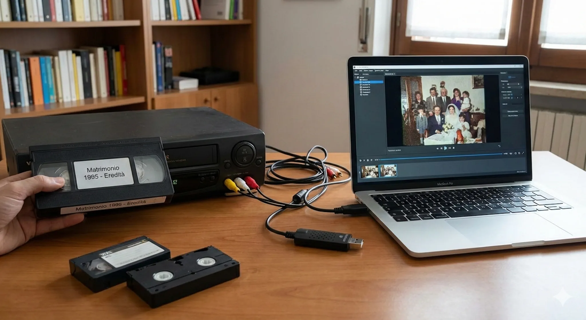 Guida per Trasformare Vecchie Videocassette VHS in File Digitali MP4