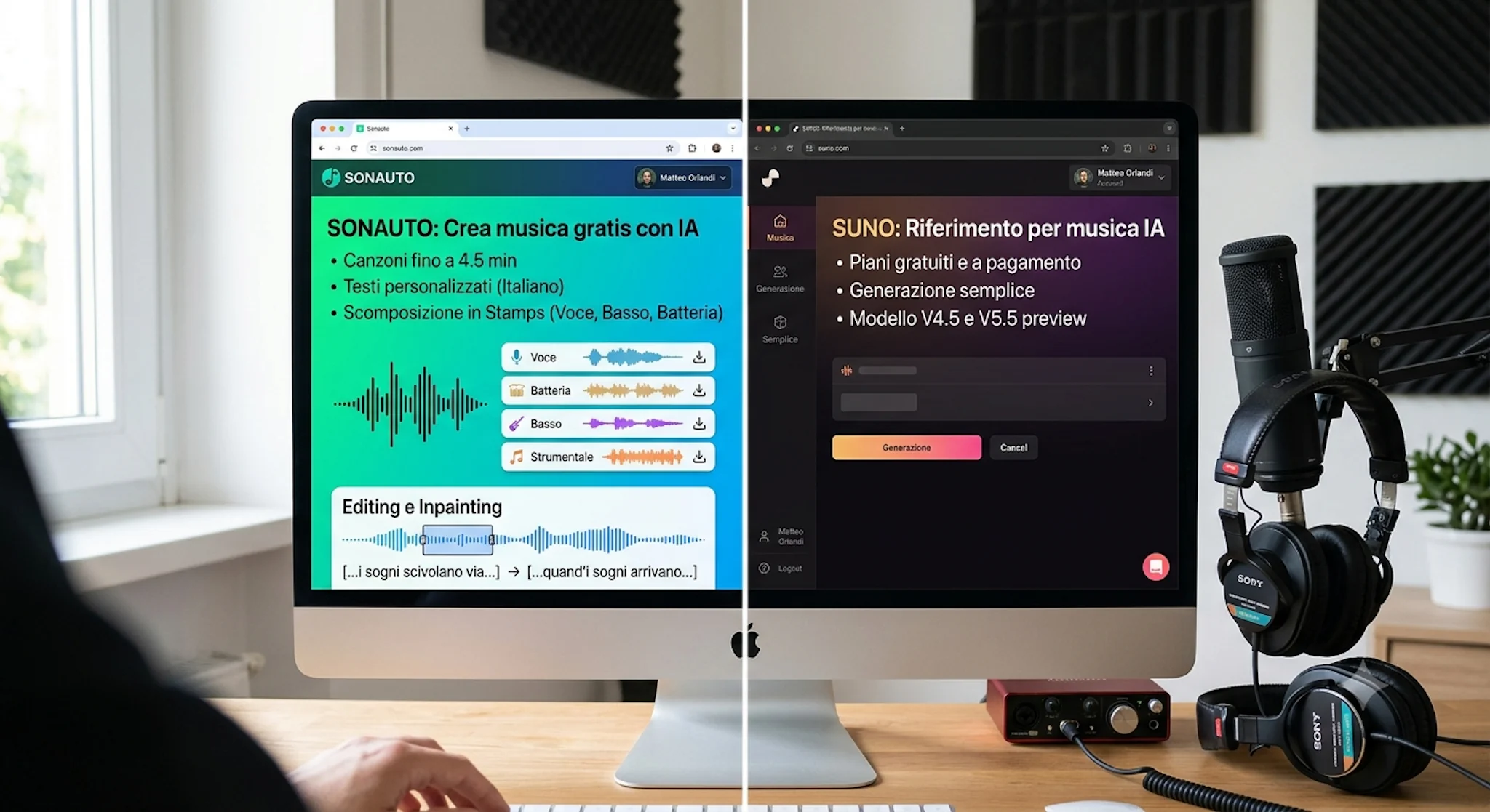 Come creare musica gratis con intelligenza artificiale Sonauto