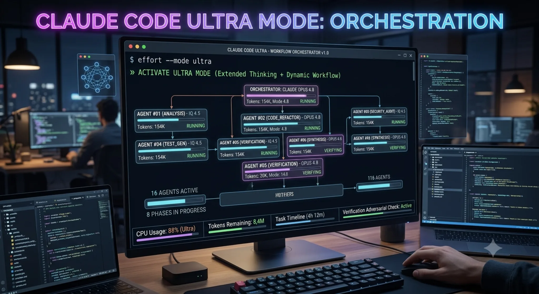 Claude Code Ultra Mode orchestrazione dinamica dei flussi multiagente e la rivoluzione