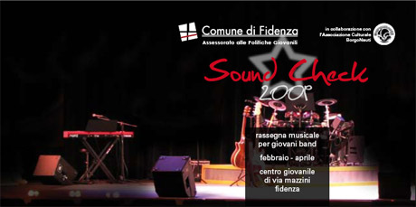 CON SOUND CHECK LA MUSICA È GIOVANE CON SOUND CHECK LA MUSICA È GIOVANE