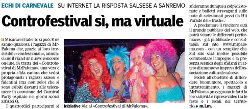 Il controFestival continua ...