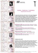 Tempo, Temp(I)o, T Riempio esplorazione nell'arte