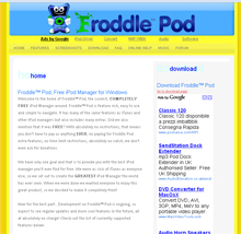 Software Gratis per iPod ... Froddle Pod