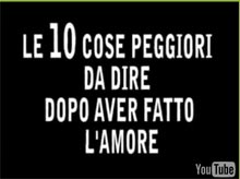 le 10 cose peggiori da dire dopo aver fatto amore