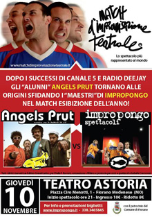 Angels Prut Vs Impropongo improvvisazione a teatro