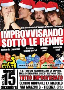 Improvvisazione teatrale Fidenza Giovedi 15 Dicembre 2011 