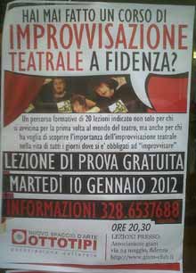 Corsi improvvisazione teatrale a Fidenza Corsi improvvisazione teatrale a Fidenza