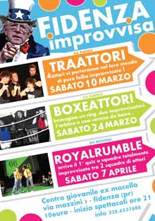 Fidenza Improvvisa rassegna teatrale Marzo Aprile 2012