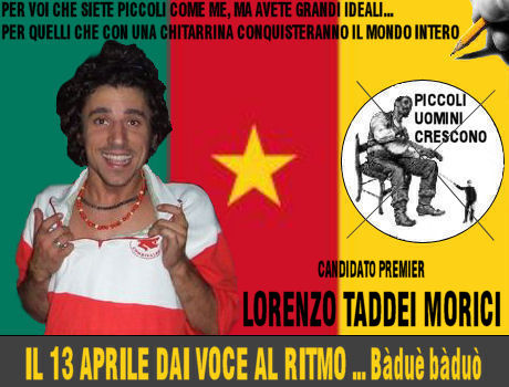 ELEZIONI - LORENZO TADDEI CANDIDATURA AL FOTO FINISH ELEZIONI - LORENZO TADDEI CANDIDATURA AL FOTO FINISH